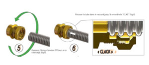 Procedure raccord 3eme etape