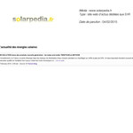 Article SolarPedia
