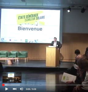 Colloque Chaleur Solaire 2015