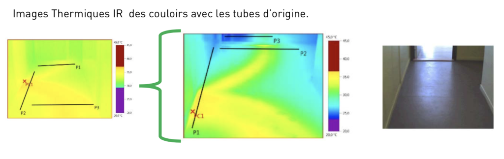 Image thermique dalle